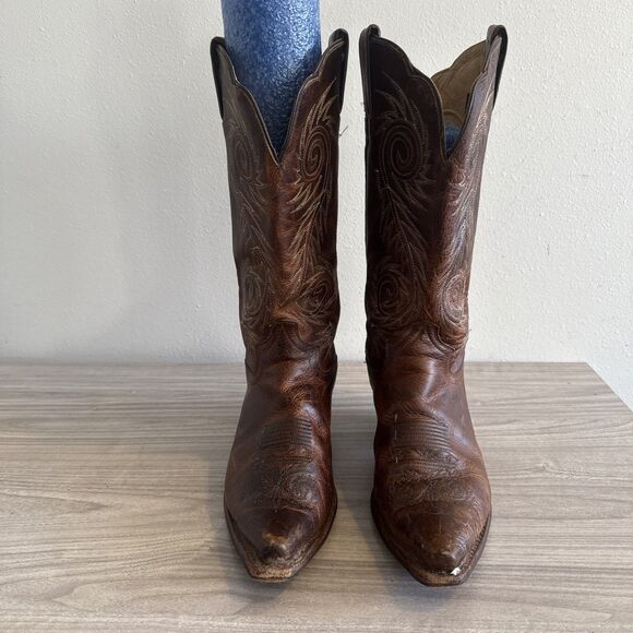 Justin L4332 Women’s Size 10 B Western Cowboy Damiana Leather Snipped Toe Boots - Picture 3 of 13